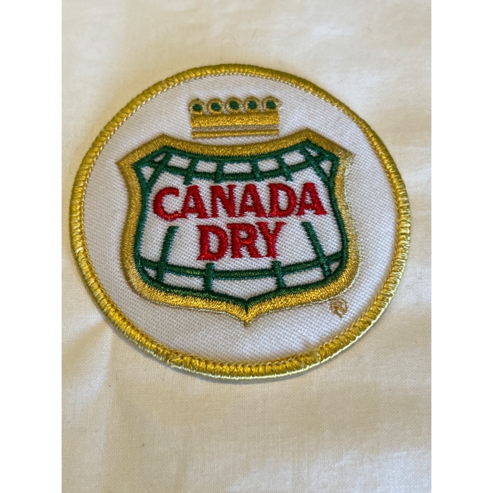 Vintage Canada Dry Ginger Ale Patch 3" Soda Pop Memorabilia